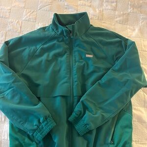 Figs women’s Sydney scrub jacket, small, hunter green